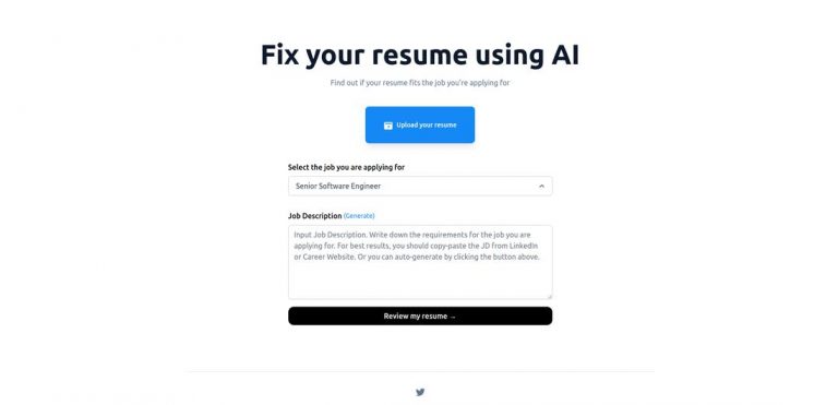 fix my resume free online